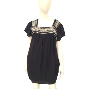 Ruff Hewn Black and Cream Women's Top